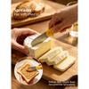 Joie Mini Cheese Slicer Butter Spreader Stainless Steel Jam Spread Tool with Fork Tip for Cheese Butter,Home Kitchen 6