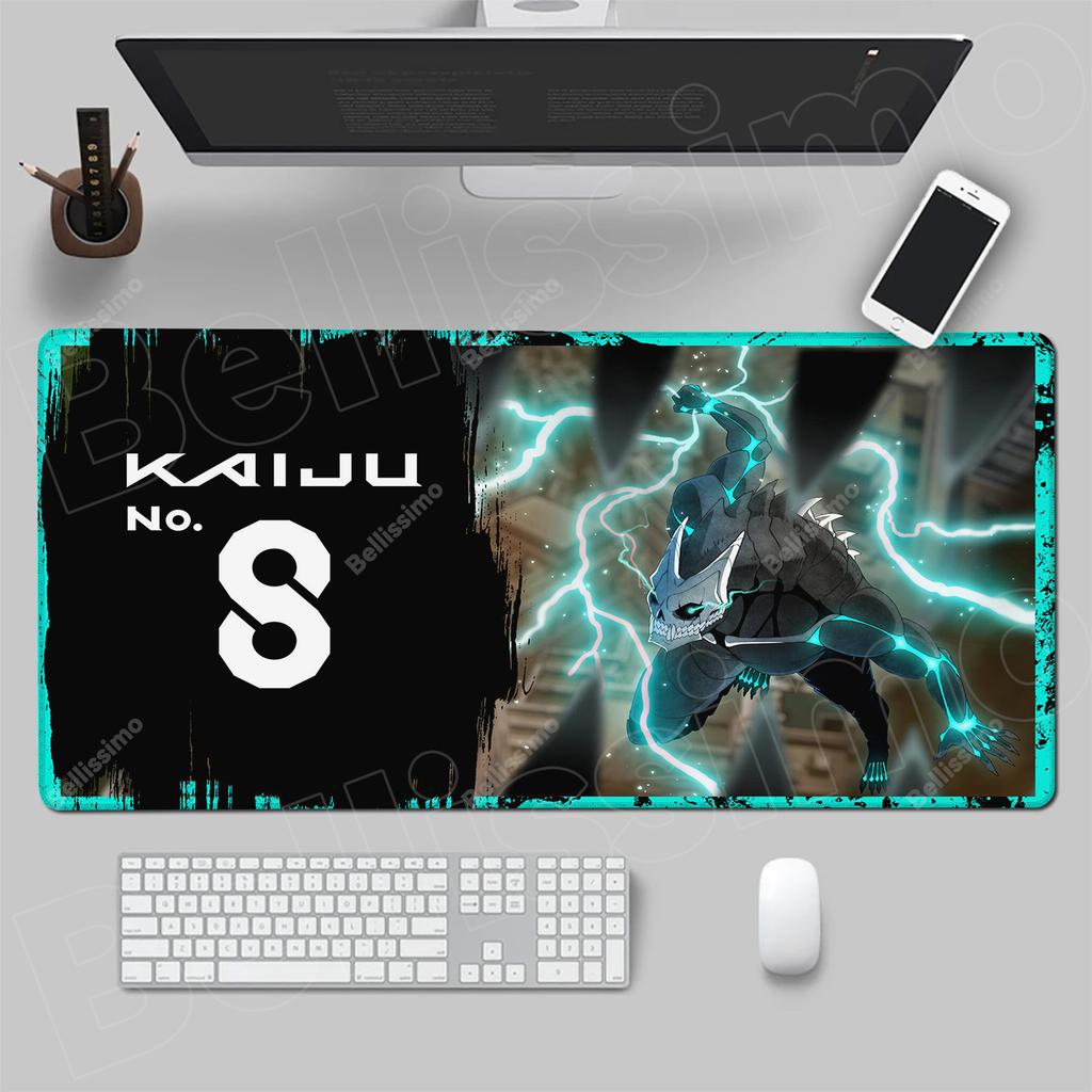 XXL 40X90CM Anime Mousepad Large Gaming K-Kaiju No. 8 Mouse Pad LockEdge Rubber accessories Computer Keyboard Table Desk Mat rug