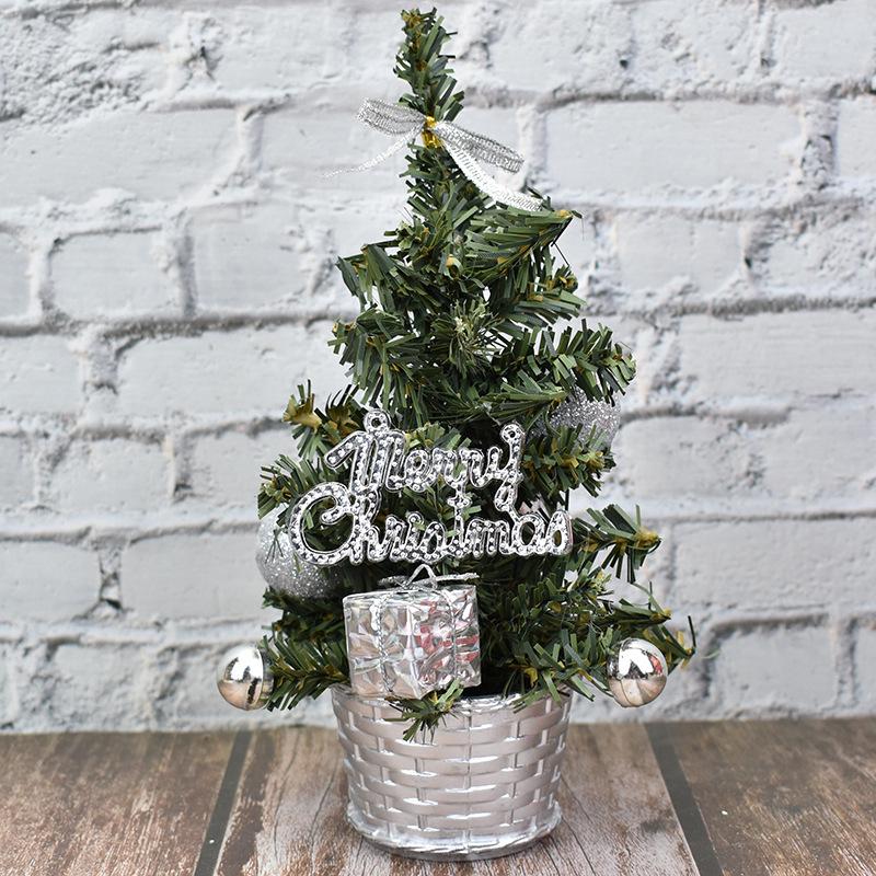 Мини-набор рождественской елки: Настольные украшения 20/30 см для окон и прилавков