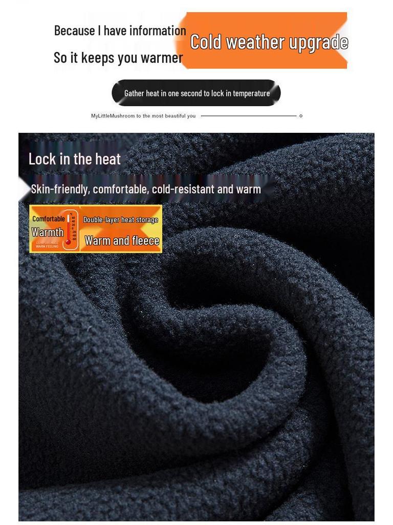 Высококачественная утолщенная норвежская зимняя куртка из флиса и хлопка с вышивкой и воротником-стойкой