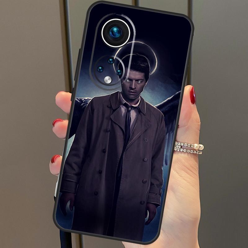 Чехол Angel Castiel Supernatural для Honor X8b X9b 90 70 50 Magic 5 Pro Magic 6 Lite X6 X7 X8 X9 X6a X7a X8a X9a