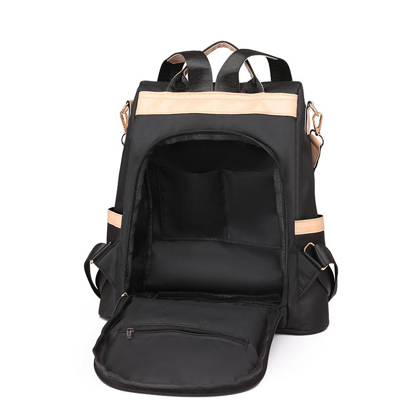 Рюкзак Женский рюкзак из мягкой кожи контрастного цвета