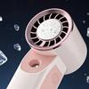 Mini Handheld Fan With Rechargeable Battery And Spray For Outdoor Activities