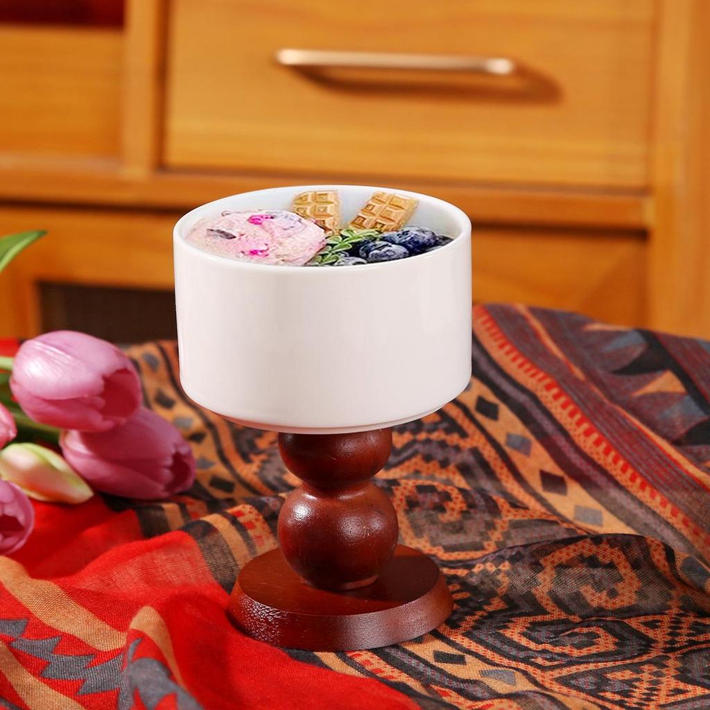 Ретро французский керамический кубок, чашка для мороженого, пудинга, десертная миска