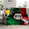 Mexico Football Team Emblem Printed Throws Blanket Soft Flannel Blankets for Couch Bed Gifts for Men Women Picnic blanket Christmas gifts
