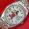 Used 143: Citizen Beautiful Condition Automatic Mickey Mouse Watch Day-Date Free Shipping