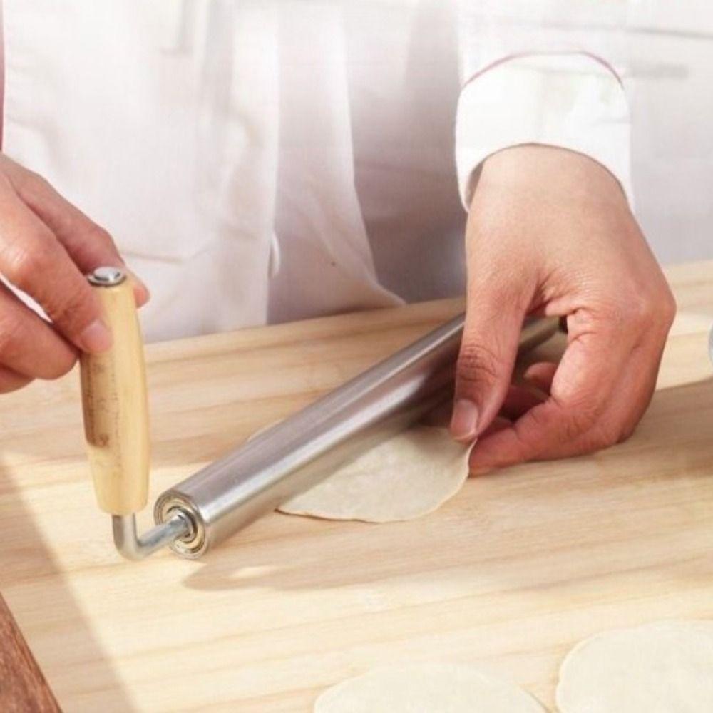 Вращающаяся на 360 градусов скалка для теста, антипригарная раскатка для теста, пицца