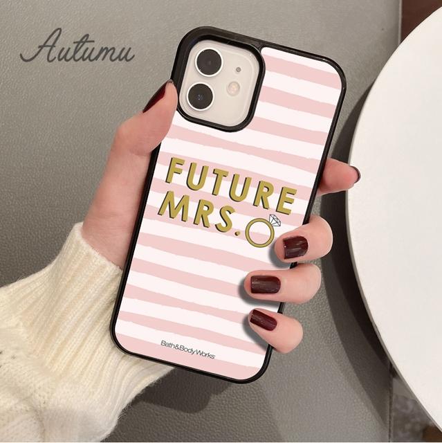 Чехол для телефона «Будущая миссис Невеста» для iPhone 17 Air 15 16 16e 11 12 13 14 Pro Max Plus Cover coque Fundas Shell