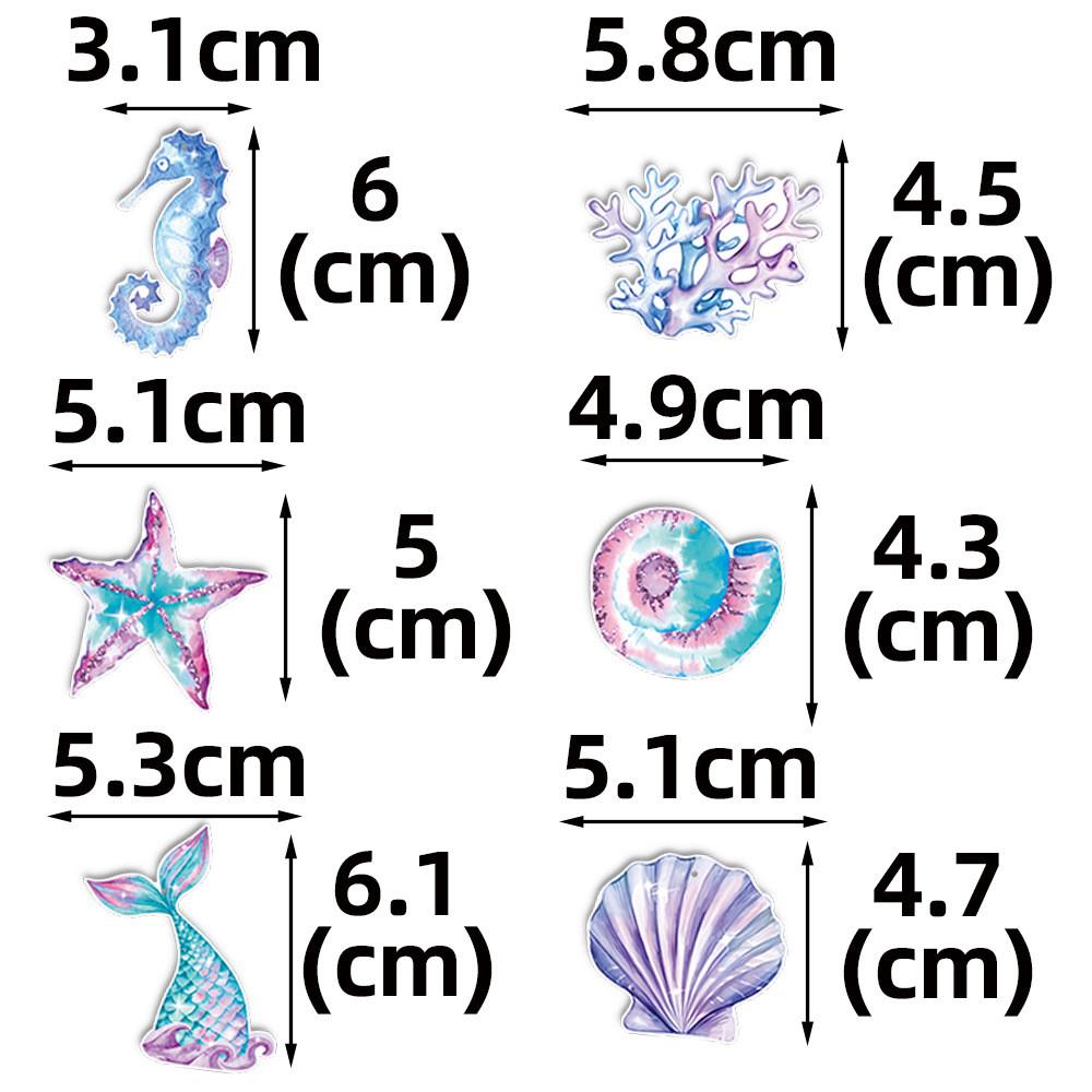 Mermaid Starfish Coral Birthday Party Decor Confetti With Paper Material For Baby Shower Celebrations