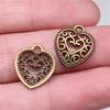 Подвеска в виде персикового сердца с подвесками Love Charms для мужчин, элегантные художественные принадлежности