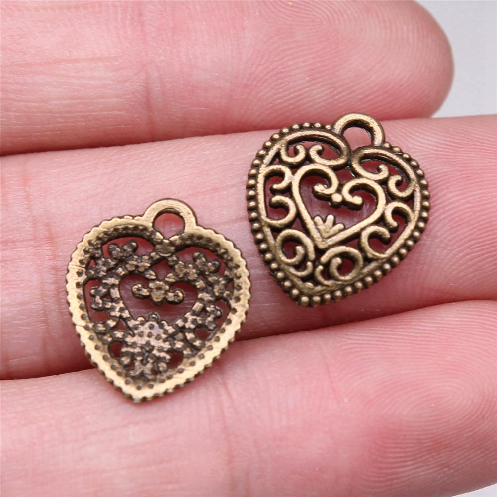 Подвеска в виде персикового сердца с подвесками Love Charms для мужчин, элегантные художественные принадлежности