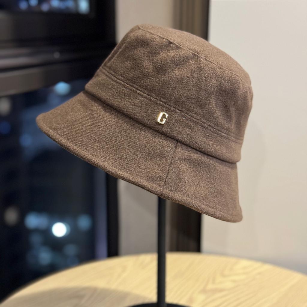 Autumn and Winter Fisherman's Hat Women's G Label Comfortable Foldable Warm Basin Hat Literary and Artistic Style Small Face