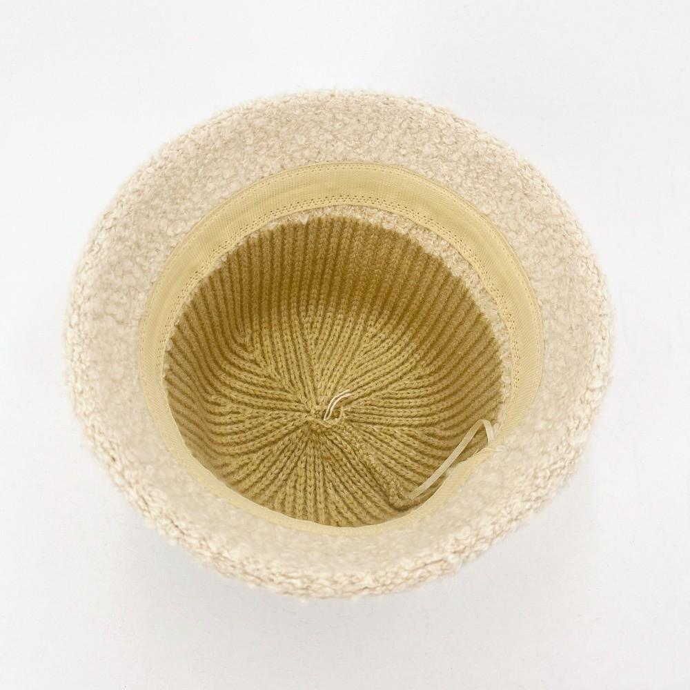 Breathable Knitted Bucket Hat Temperament Sun Protection Cap Visor Cap Sunshade Basin Cap  Women