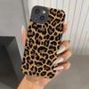 Стильный розовый чехол для телефона с леопардовым узором для iPhone 15 14 13 12 11 Pro Max Mini XS XR X 7 8 15 Plus SE 2022 Мягкая крышка