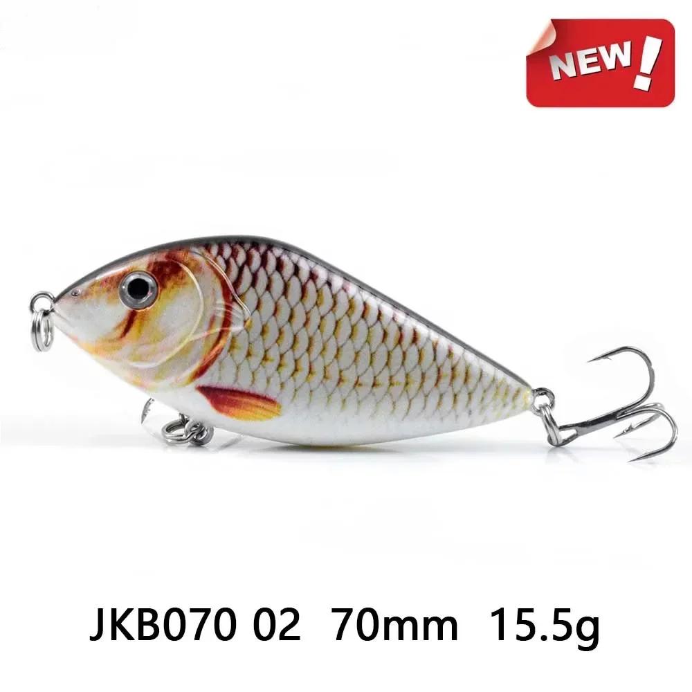 Слайдер Swim Action Hard 70/100MM 14.5G/45G Тело Джеркбейт Медленно тонущий Джеркбейт Рыболовная приманка Щука Мускусный окунь Рыбалка Ручей