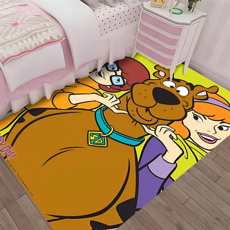 Scooby-Doo Printed Carpet, Rug for Office Chair Living Room Bedroom Kitchen Room Decor Gifts.