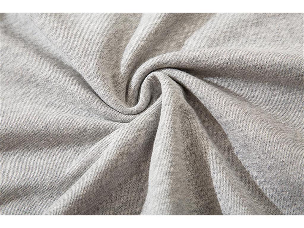 CP Lens Мужская свободная однотонная толстовка-куртка с круглым вырезом - Повседневный модный молодежный бренд