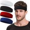 Unisex Sweat-Absorbing Sports Headband for Fitness & Yoga - Fashionable Hairband