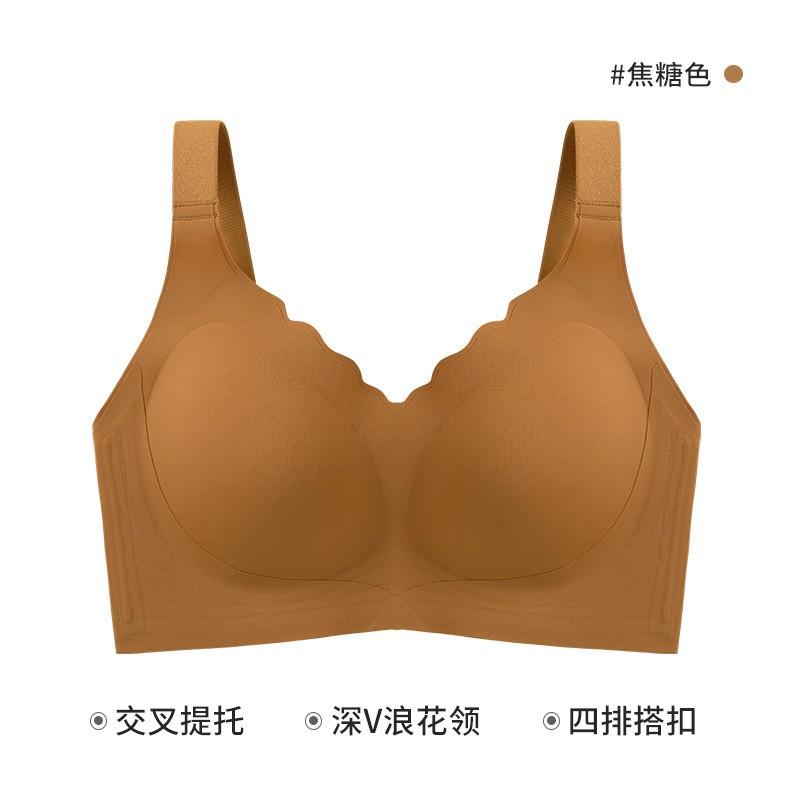 Plus Size Seamless Bra Women Full Coverage Minimizer No Underwire Support Large Bust