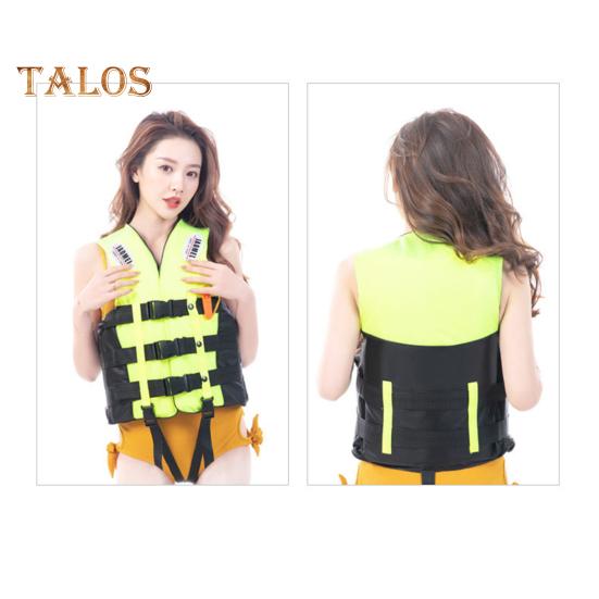 Спасательный жилет для взрослых 100N, спасательный жилет с веслом, регулируемое плавучее устройство со светоотражающей полосой для каяка, лодки, серфинга, водных видов спорта