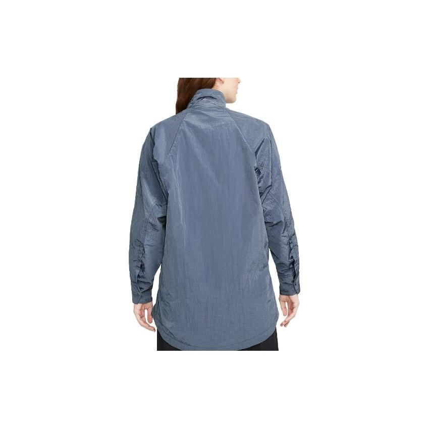 (WMNS) Nike ESC Woven Shirt Jacket 'Blue' Women's DR5399-491