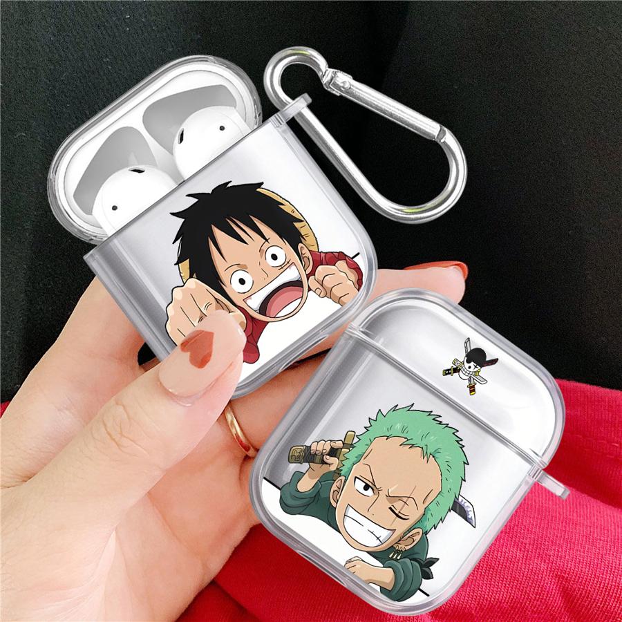Прозрачные чехлы для наушников Чехол-обложка Для Airpods Pro3 4 Pro 1 2 3 Pro2 Ones P-Pieces Luffy Zoro
