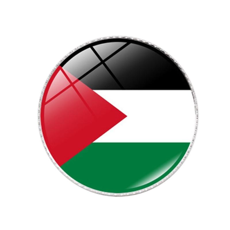 Красочные металлические значки-флаги Стильные значки с национальными флагами Портативные значки на лацкан рубашки Модные броши Аксессуар