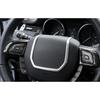 Для Range Rover Evoque 2012-2019 Декоративная накладка на кнопку рулевого колеса под дерево 2 шт.