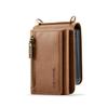 Auto Leather Phone Case for Samsung Galaxy Z Flip 7 Flip6 5 4 3 RFID Blocking Zipper Card Holder Wallet Hinge Protection Cover