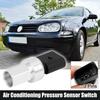 X AUTOHAUX 1J0959126 1K0959126A VW Датчик-выключатель давления кондиционера AC Металлический Серебристый Тон Совместим с Bola