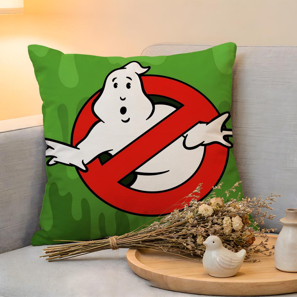 Cushion Cover Linen SkinFriendly Soft Decorative Case For Sofa Home Decor Classic Movie GGhostbusters Pillow cover