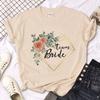 Футболка Team Bride Bride to Be Evjf женская смешная футболка женская японская одежда