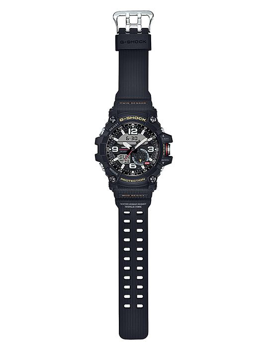 Casio Мужские кварцевые часы из нержавеющей стали GG-1000-1A, водонепроницаемые 200M, ударопрочные, цифровые