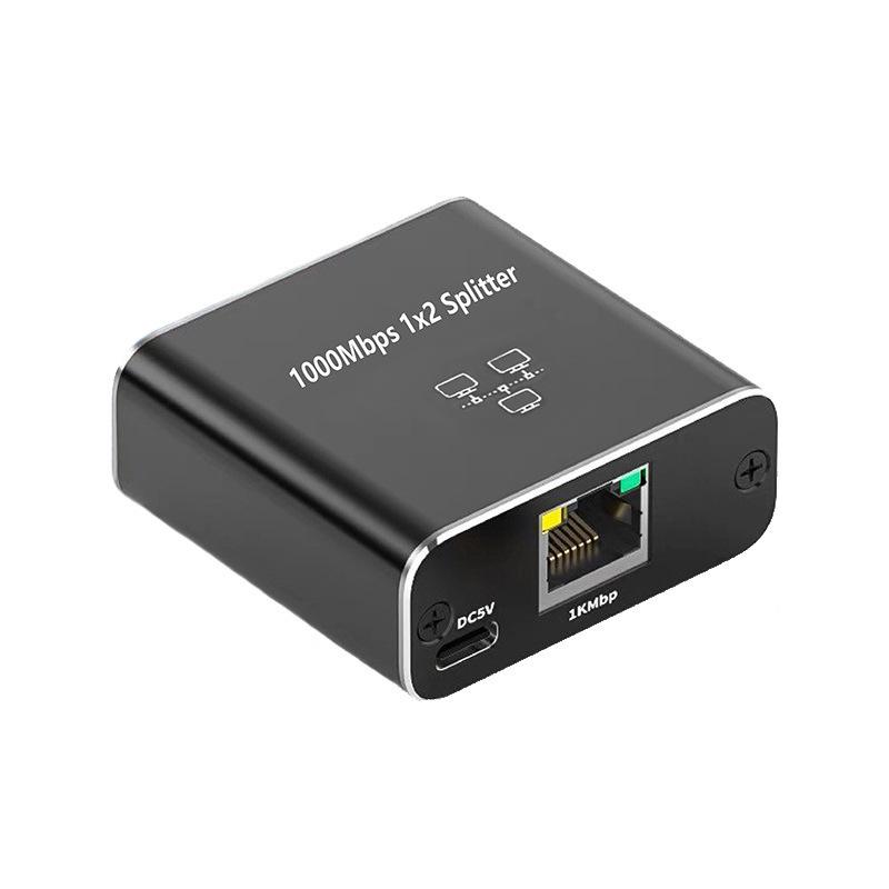 Сетевой кабельный разветвитель RJ45 Gigabit 1-to-3 адаптер для широкополосной маршрутизации