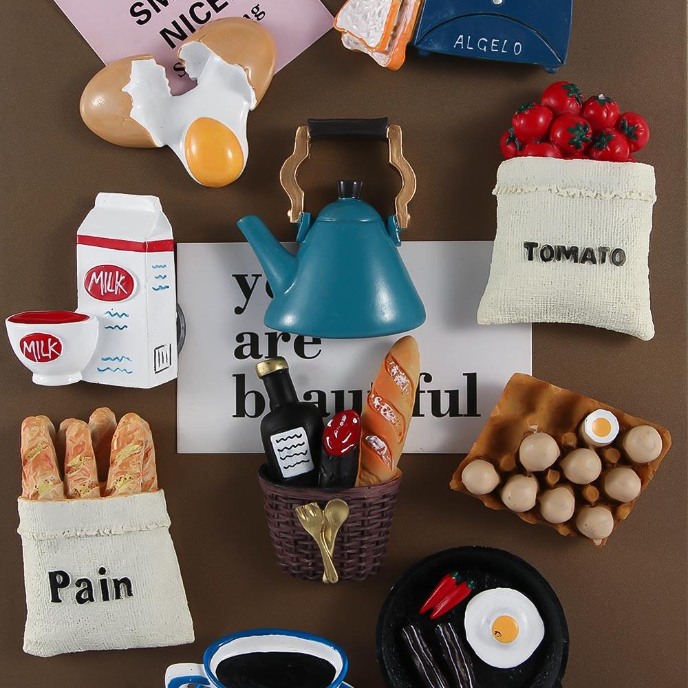 Декоративные магнитные наклейки на холодильник для приготовления пищи, наклейки на доску, магниты на холодильник, держатель для заметок