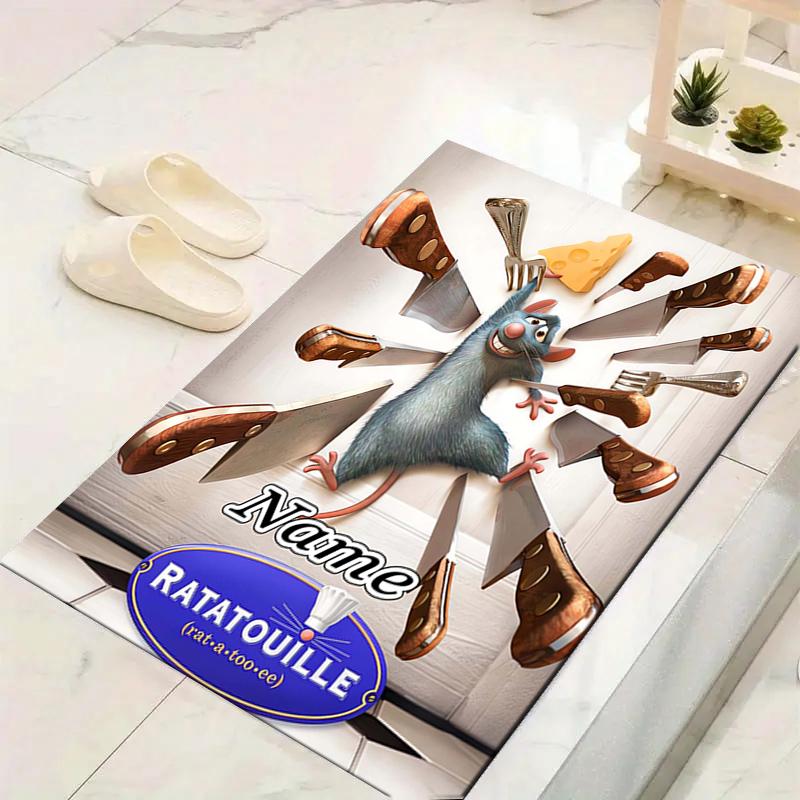 Custom 1Pc Rat Chef'S Adventure Rug Office Carpet Indoor Outdoor Entrance Doormat Nonslip Soft And Comfortable Living Room D916235