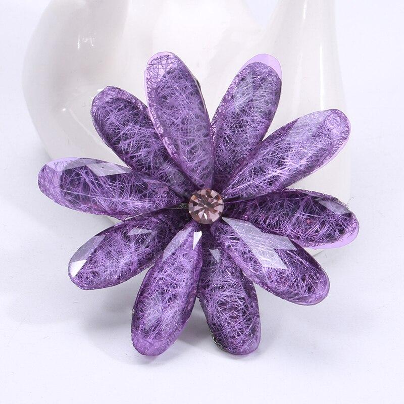 Blucome Новейшие блестящие броши со стразами и цветами для женщин и девочек, костюм, сумка, шарф, булавки для корсажа, ювелирные аксессуары, подарки