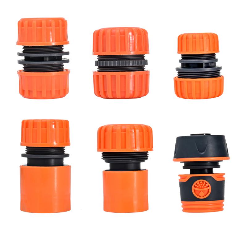 Garden Hose Quick Connector 1/2'' 3/4" Garden Water Pipe Car Wash Gun Joint Watering Pipe Fittings Pipe Connector Accessories