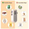 Mini Heat Bag Sealing Machine Package Sealer Bags Plastic Food Sealer Clip Bag Handheld Sealer Food Packaging Heat Sealer