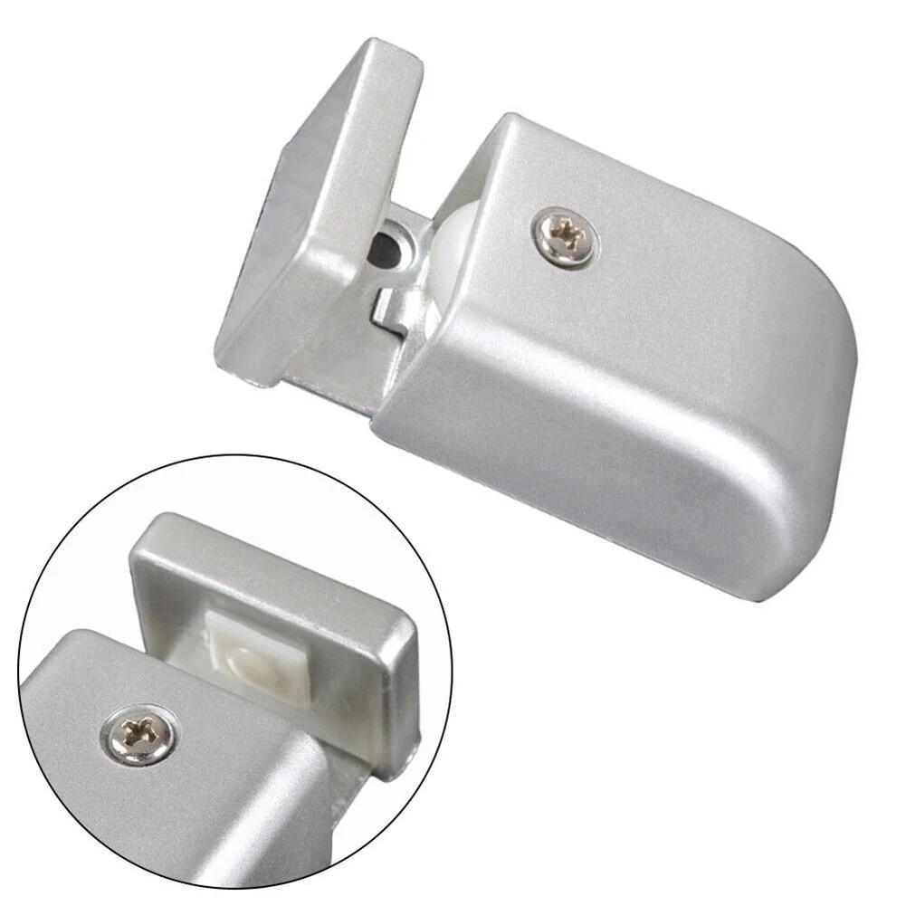 Нижняя направляющая для раздвижной двери амбара, зажимы, регулируемая направляющая для раздвижной двери, универсальные направляющие для дверей, ограничитель поворота с прорезями