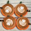 4pcs Handcrafted Handmade Coasters Heat-Resistant Fall Decor Creative Drink Mats  Thanksgiving Table