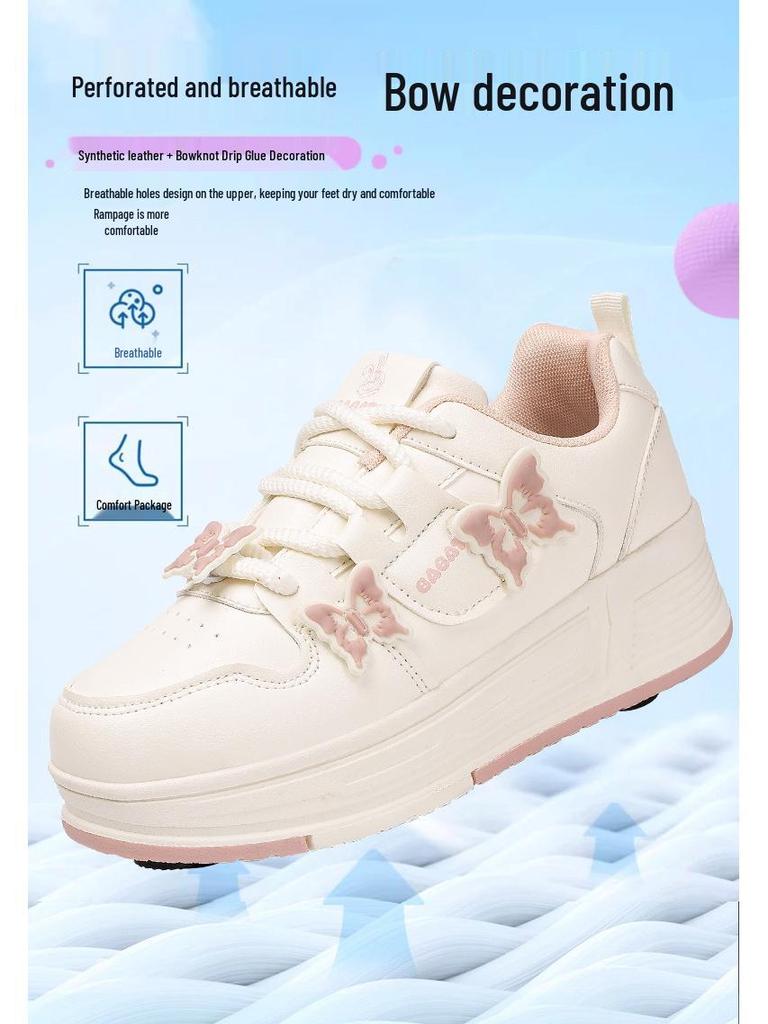 2026 Kids' Breathable Four-Wheel Roller Skates for Girls