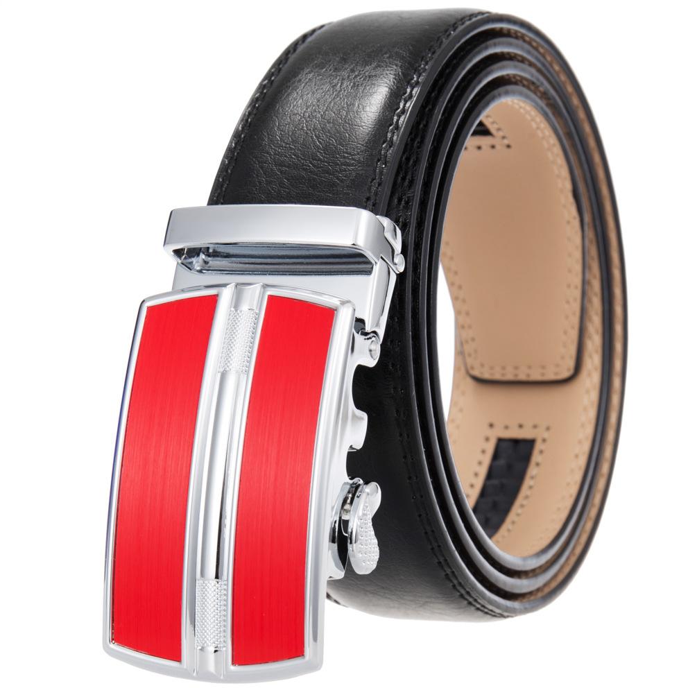 5шт. Ремень с автоматической пряжкой, воловья кожа, ремень, мужской Ly36-0257-1