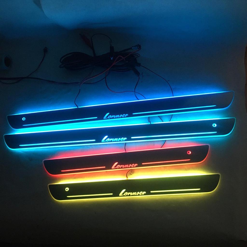 Non-Destructive Induction Lorinser Dynamic LED Light Sill Strips Welcome Pedals