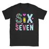 Men Women Graphic Printing santa 67 Christmas 6 7 Meme Gen Alpha Meme Six Seven  T Shirt Tee 100% Cotton  T-shirts Clothing