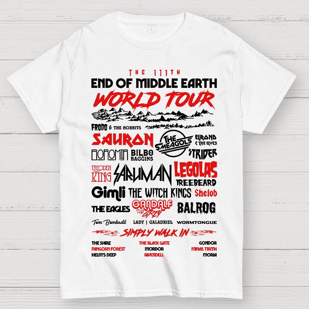 End of Middle Earth Unisex 100% Cotton Summer Casual Cool Loose T-Shirt