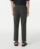 MUSINSA STANDARD [Cooltandard] Relaxed Tapered Hidden Banding Crop Slacks [Dusty Khaki]