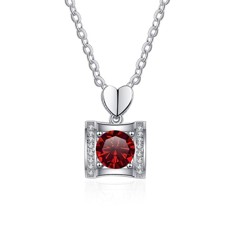 Bague Ringen Стерлинговое серебро S925, женские ювелирные изделия, 1 карат, муассанит, бриллиантовое ожерелье, цепочка на ключицу, подарок на день Святого Валентина для подруги