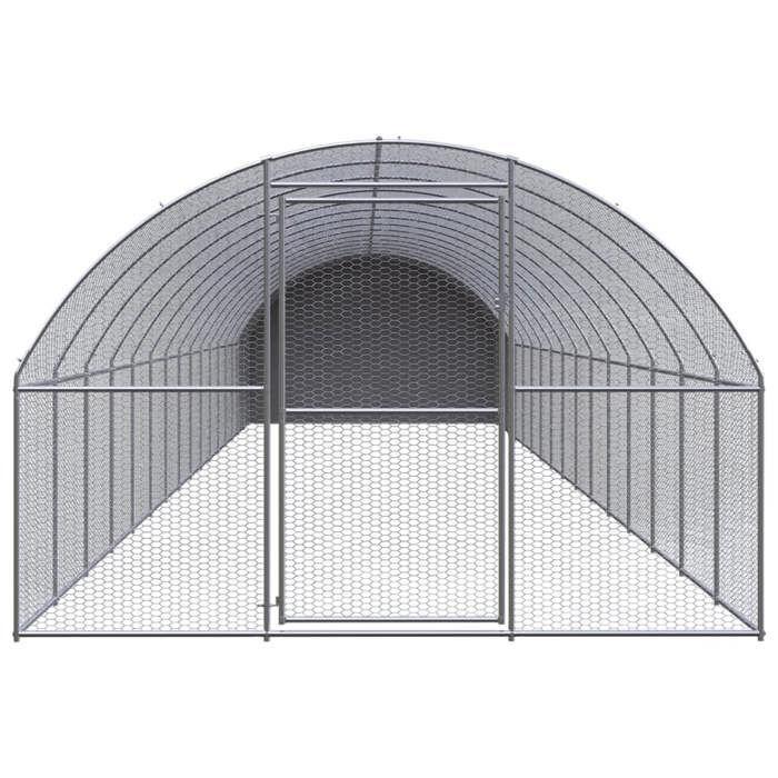 Maison Exclusive - Poulailler d'extérieur 3x16x2 m Acier galvanisé