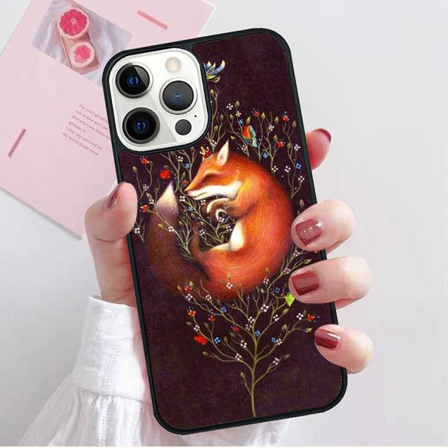 Чехол для телефона с умной лисой Для iPhone 17 Air 15 16 14 13 12 Pro Max 11 Pro Max Plus Coque Shell